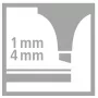 STABILO swing cool evidenziatore pastello - Cloudy Blue - punta a scalpello - da 1 mm a 4 mm - 1 pezzo