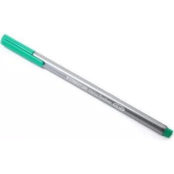 STAEDTLER triplus Fineliner 334-5 verde 0,3 mm forma triangolare DRY SAFE lavabile