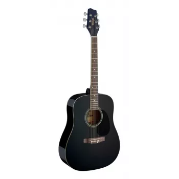 Stagg SA20D BLK chitarra acustica dreadnought - nero