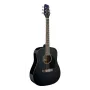 Stagg SA20D BLK chitarra acustica dreadnought - nero