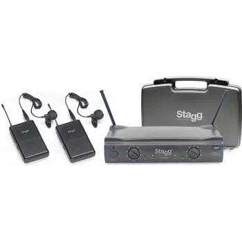 Stagg SUW 50 LL EG EU sistema microfonico lavalier wireless UHF