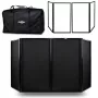 STAND4ME DJ PARAWAN COMPACT BK SET Facciata DJ 4 pannelli nera