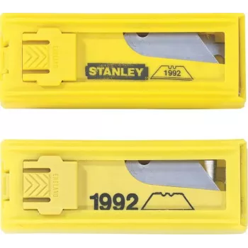 Stanley 0-11-921 Lama trapezoidale a spezzare, acciaio al carbonio, confezione da 10