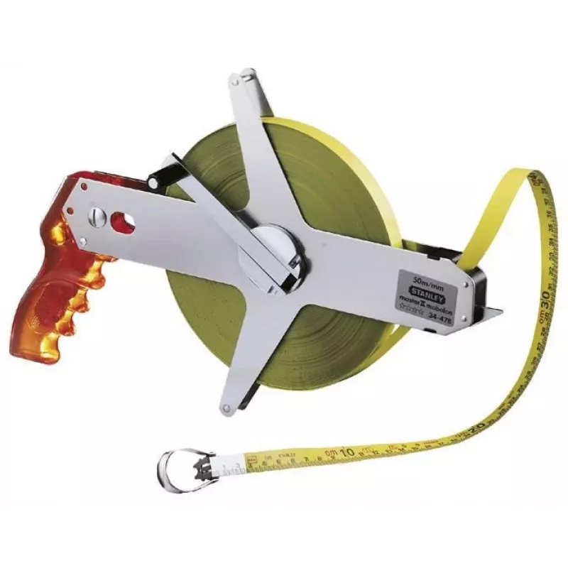 Stanley 1-34-477 fettuccia metrica 30 m ottone metallizzato