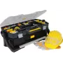 STANLEY 19 valigetta per attrezzi con organizer STST1-70317 – 30,5L polipropilene ad alta resistenza agli urti, nero/giallo
