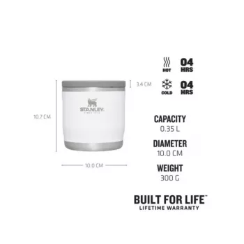 STANLEY Adventure To-Go Thermos Contenitore per cibo 0,35 L Bianco