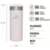 Stanley AeroLight Tazza termica 0,47L quarzo rosa metallizzato