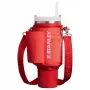 STANLEY All-Day Quencher Carry-All Borsa per Thermos con cannuccia 1,18L, Rosso corallo-Arancione