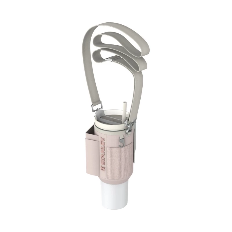 STANLEY All-Day Quencher Carry-All Borsa protettiva per Thermos con cannuccia 1,18L, Rosa chiaro