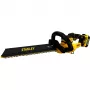 STANLEY Tagliasiepi a batteria (STCHT8255M1-QW), 18V (nero/giallo, batteria Li-Ion 4,0 Ah)