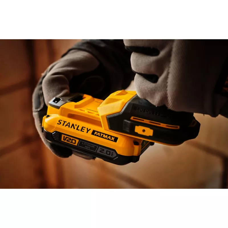 STANLEY Avvitatore a impulsi a batteria (SFMCF811B-XJ), 18 V (nero/giallo, solo dispositivo)