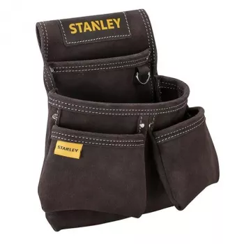 Stanley FatMax borsa porta attrezzi da cintura con 3 scomparti e portafettuccia, nero/giallo