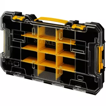 Stanley FatMax Pro-Stack FMST17838-1 organizzatore piatto con 20 scomparti, impilabile