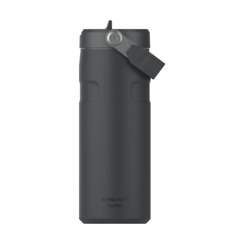 STANLEY IceFlow Bottle Flip Straw 2.0 0,47L Thermosflasche nera con cannuccia