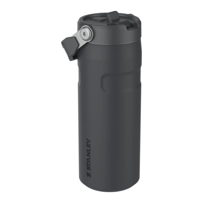 STANLEY IceFlow Bottle Flip Straw 2.0 0,47L Thermosflasche nera con cannuccia