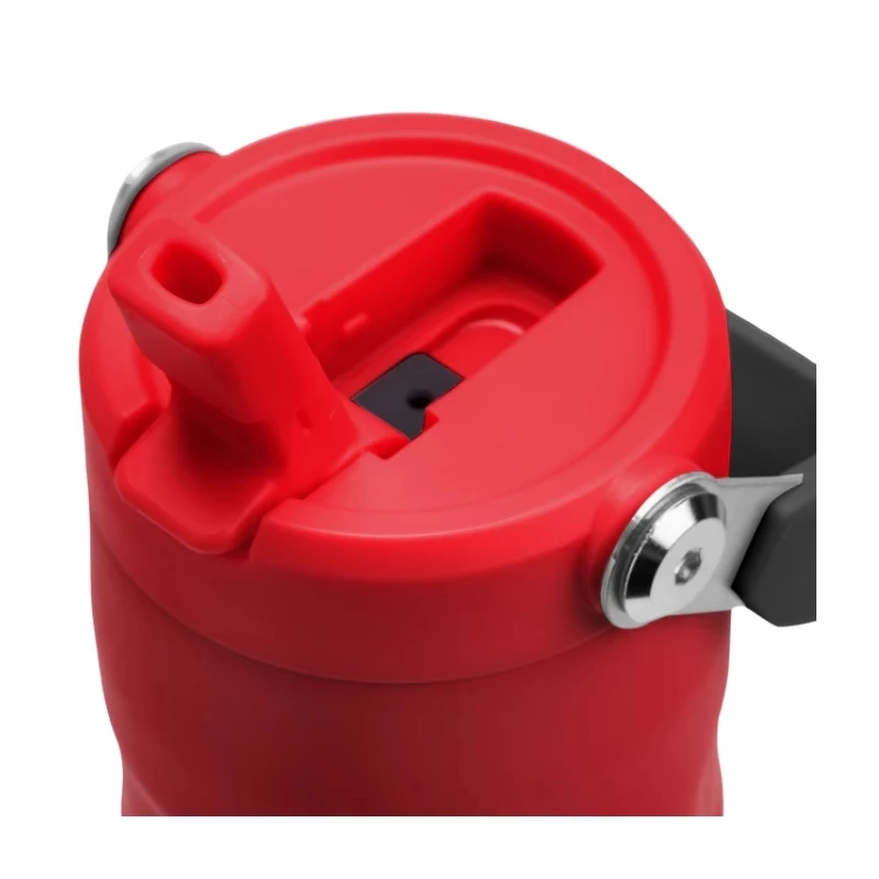 STANLEY IceFlow Bottle Flip Straw 2.0 0,47L rosso scuro borraccia termica con cannuccia