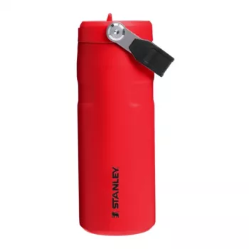 STANLEY IceFlow Bottle Flip Straw 2.0 0,47L rosso scuro borraccia termica con cannuccia