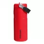 STANLEY IceFlow Bottle Flip Straw 2.0 0,47L rosso scuro borraccia termica con cannuccia