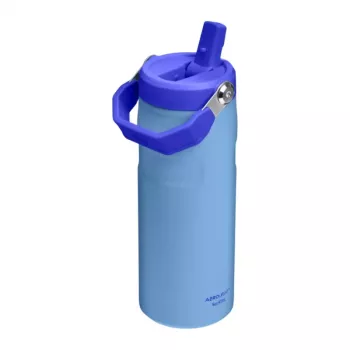 STANLEY IceFlow Bottle Flip Straw 2.0 0,47L azzurro borraccia termica con cannuccia