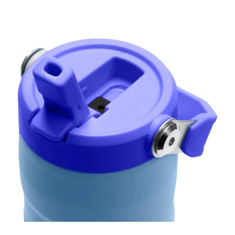 STANLEY IceFlow Bottle Flip Straw 2.0 0,47L azzurro borraccia termica con cannuccia