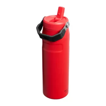 STANLEY IceFlow Bottle Flip Straw 2.0 0,71L rosso scuro borraccia termica con cannuccia