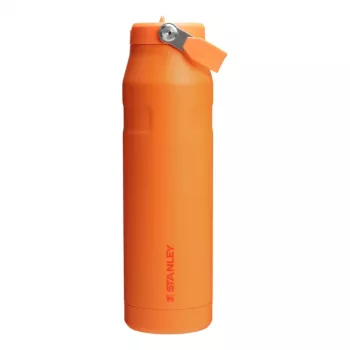 STANLEY IceFlow Bottle Flip Straw 2.0 1,06L arancione - tappo flip straw a tenuta, borraccia termica in acciaio inox a doppia parete con isolamento sottovuoto