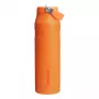 STANLEY IceFlow Bottle Flip Straw 2.0 1,06L arancione - tappo flip straw a tenuta, borraccia termica in acciaio inox a doppia parete con isolamento sottovuoto