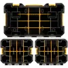 STANLEY PRO-STACK Set organizer 3 pezzi Nero/Trasparente