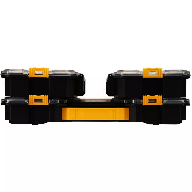 STANLEY PRO-STACK Set organizer 3 pezzi Nero/Trasparente