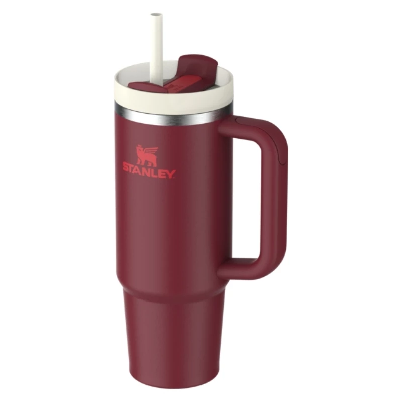 STANLEY Quencher H2.0 FlowState Tumbler 0,89L rosso scuro con cannuccia