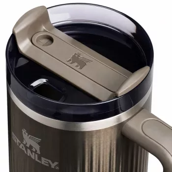 STANLEY Quencher H2.O Fluted Thermos in acciaio 1,18 l GunMetal Shine