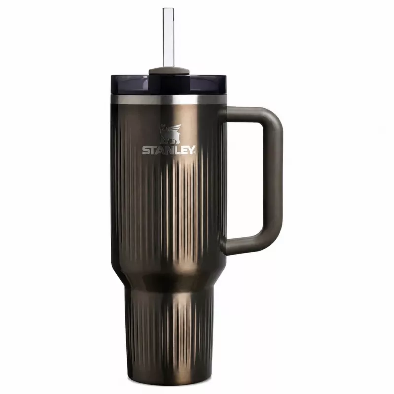 STANLEY Quencher H2.O Fluted Thermos in acciaio 1,18 l GunMetal Shine