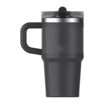 STANLEY Quencher ProTour Flip Straw Tumbler 0,59L nero bicchiere termico con cannuccia