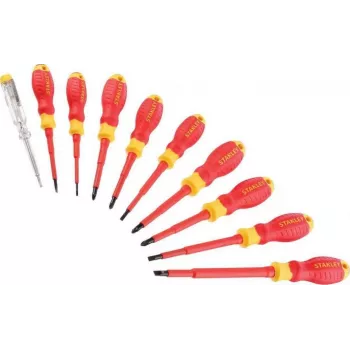 STANLEY STHT60032-0 Set 6 pezzi cacciaviti a taglio e a croce con impugnature ergonomiche bicomponente