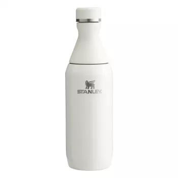 STANLEY The All Day Slim Bottle 0,35L crema lucido acciaio inox isolato sottovuoto