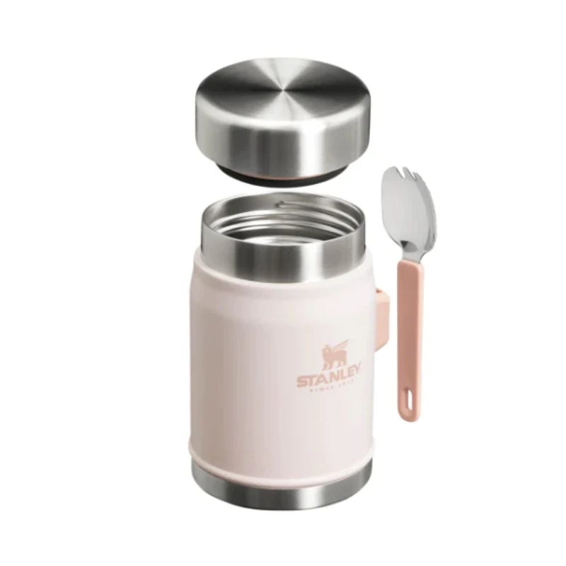 STANLEY The Legendary Food Jar + Spork 0,4L rosa chiaro