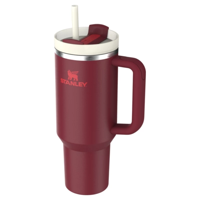 STANLEY The Quencher H2.0 FlowState Tumbler 1,18L con cannuccia rosso scuro