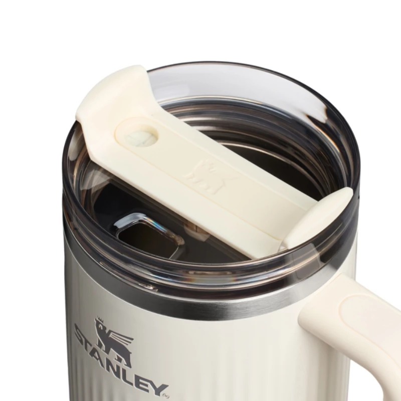 STANLEY The Quencher H2.0 Fluted Tumbler 1,18L Glossy Cream con cannuccia
