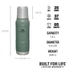 STANLEY Thermos The Artisan Bottiglia termica 1L Verde