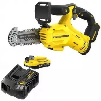 STANLEY V20 18V motosega a batteria SFMCPS415D1 15cm potatore con batteria 2.0Ah e caricabatterie