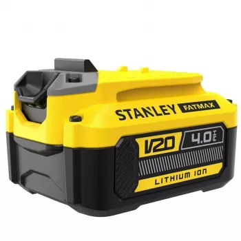 STANLEY V20 18V set twin a batteria – SFMCD716 trapano avvitatore a percussione brushless + SFMCG400 smerigliatrice angolare brushless, batterie 2.0Ah e 4.0Ah, caricabatterie, softbag