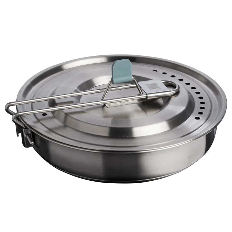 STANLEY Wildfare Core Set padelle 0,94L Set pentole da campeggio 4 pezzi Blu grigio/Grigio scuro