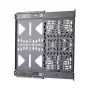 StarTech pannello estraibile 1U per componenti AV, montaggio rack 19 pollici, acciaio, nero