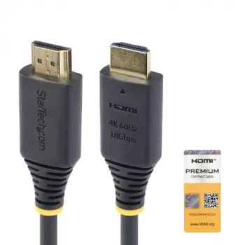 StarTech.com cavo HDMI High Speed Premium Certified 1,5 m (4,9 ft), 4K60Hz, nero