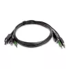 Cavo combinato KVM DisplayPort StarTech.com 1,8 m con USB 2.0 e audio 3,5 mm – conforme TAA