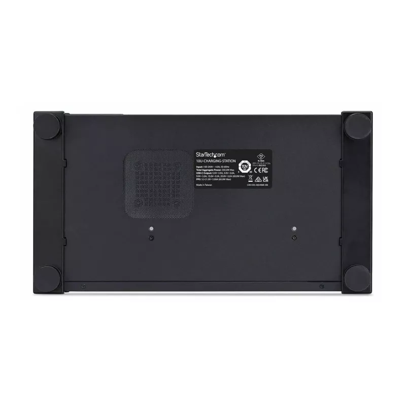 StarTech.com Stazione di ricarica USB-C 10 porte - 60W per porta, 350W totali, USB PD 3.0, conforme TAA, desktop 10E-CHARGING-STATION
