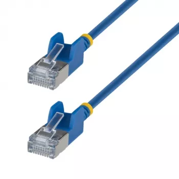 StarTech.com cavo patch Cat6a Ultra Slim 15 cm - connettore RJ-45 maschio su connettore RJ-45 maschio - blu