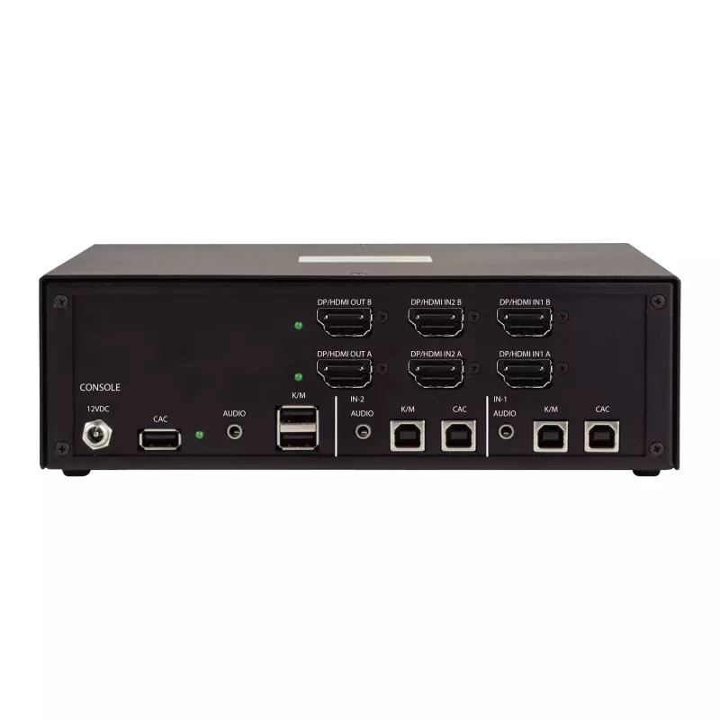 StarTech.com CK4-HP202C Switch KVM sicuro a 2 porte per due monitor, HDMI/DisplayPort, 4K 60Hz, NIAP 4.0