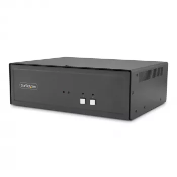 StarTech.com CK4-HP202C switch KVM sicuro a 2 porte per due monitor, HDMI/DisplayPort, 4K 60Hz, NIAP 4.0
