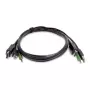 StarTech.com Switch KVM USB DVI-I a 2 porte con audio e hub USB (SKDP2DPMMKVM03-TAA)